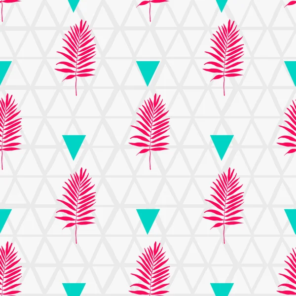 Palmiye yaprakları ile kabile desen.