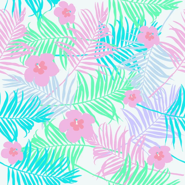 Çiçekli tropikal arka plan