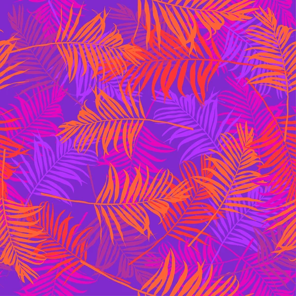 tropikal palmiye yaprağı deseni