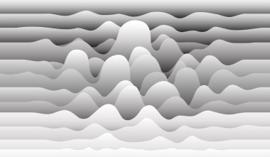 Kağıt dalgalar ile vektör arka plan