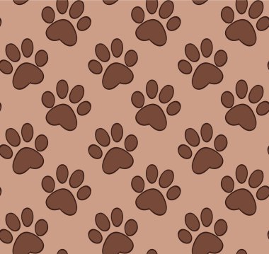 Kahverengi köpek pençe Yazdır