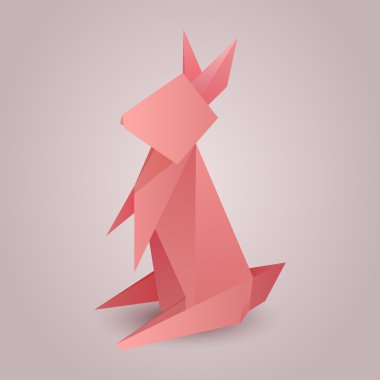 origami paper rabbit