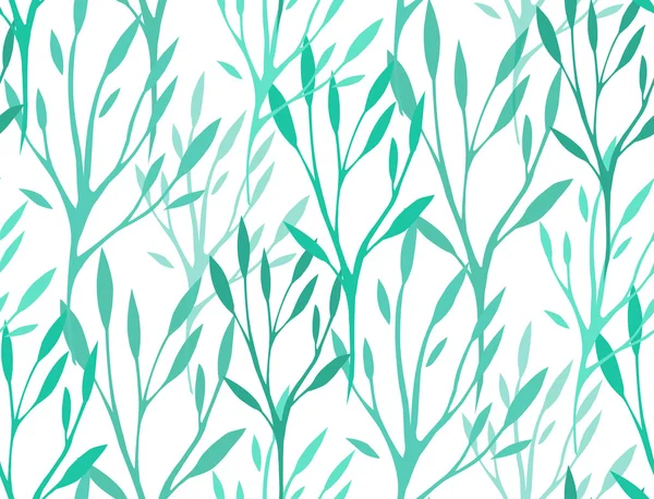 Texture avec de petites feuilles vertes — Image vectorielle