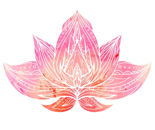 Renk Lotus boho desenli