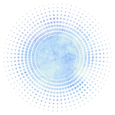  halftone ve mavi suluboya arka plan 