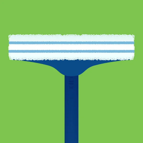 Brosse pour laver la fenêtre . — Image vectorielle