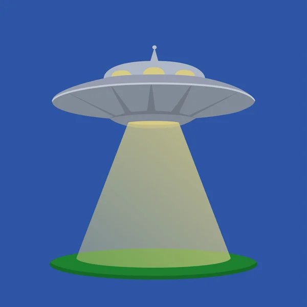 Platillo volador extraterrestres — Vector de stock