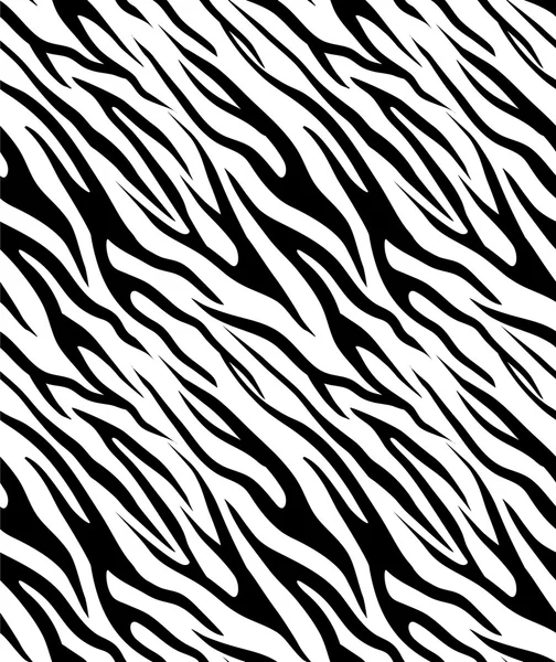 Seamless texture of zebra skin. — Stock Vector
