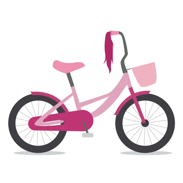 子供の自転車のフラットの図 — ストックベクタ