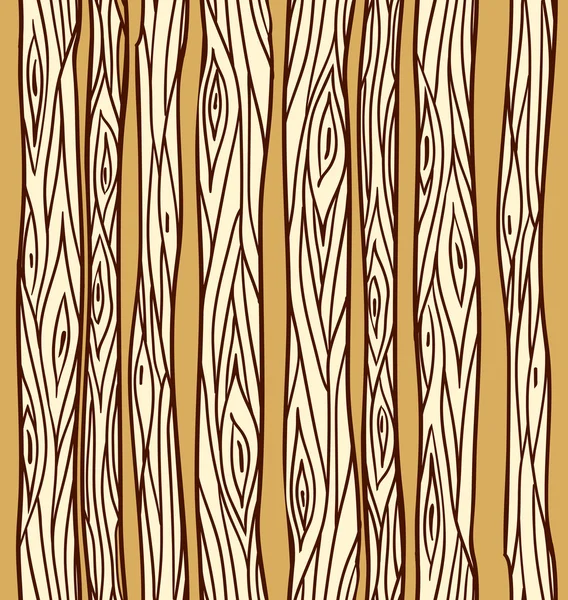 Troncs d'arbre doodle . — Image vectorielle