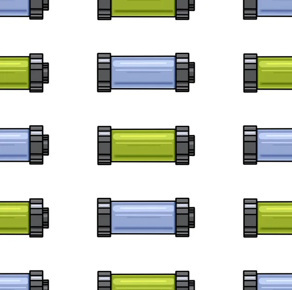 Modèle Sans Couture Avec Contour Dessin Animé Piles Multicolores Dans — Image vectorielle