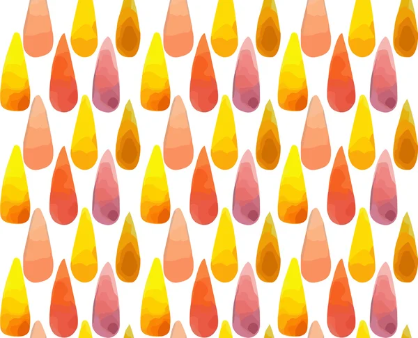 Kleur oranje druppels — Stockvector