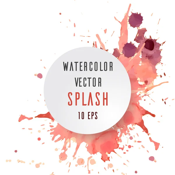 Bedek met vector rode spray — Stockvector