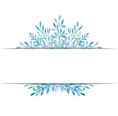 watercolor plants for your design