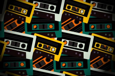 Ses kaset Retro kayıt cihazı,