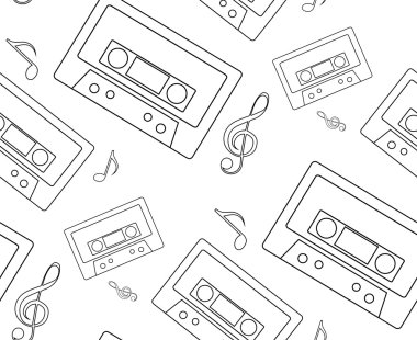 Ses kaset Retro kayıt cihazı,