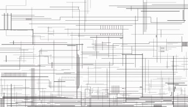 Teknik arka plan siyah ve beyaz