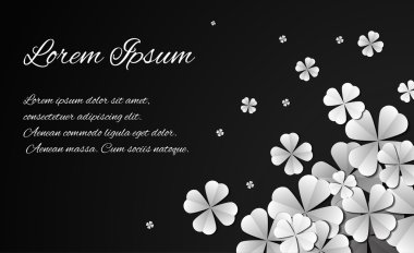 beyaz çiçekler, koyu arka plan