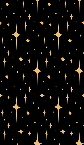 Безшовний візерунок з каракульними зірками — стоковий вектор