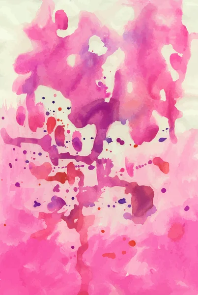 Fundo aquarela rosa —  Vetores de Stock