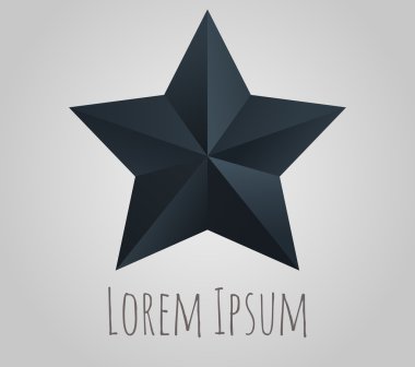 logo için kağıt yıldız