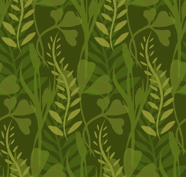 Прозрачные растения и травы — стоковый вектор