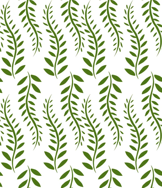 Nahtlose Textur mit grünem Bindweed — Stockvektor