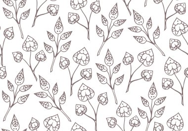 Hassas doodle bitkiler ile sorunsuz doku