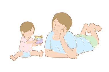 Babalar günü aktivitesi, çocukların şefkat duygusu gelişimi, sevgi hediyesi, çocuğunun babasına bir hediye kutusu.,