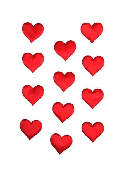 Streszczenie Akwarela Czerwony Różowe Tło Serca Koncepcja Miłości Walentynki Kartka — Zdjęcie stockowe