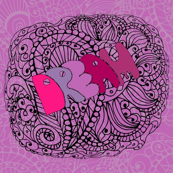 Doodle Yazıtı dream.