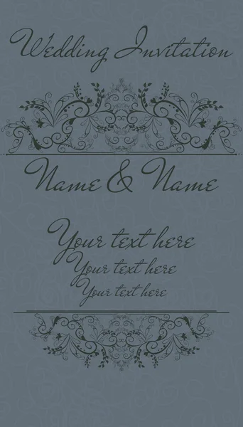 Vintage invitation11. – Stock-vektor