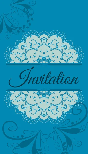 Carte d'invitation Vintage . — Image vectorielle