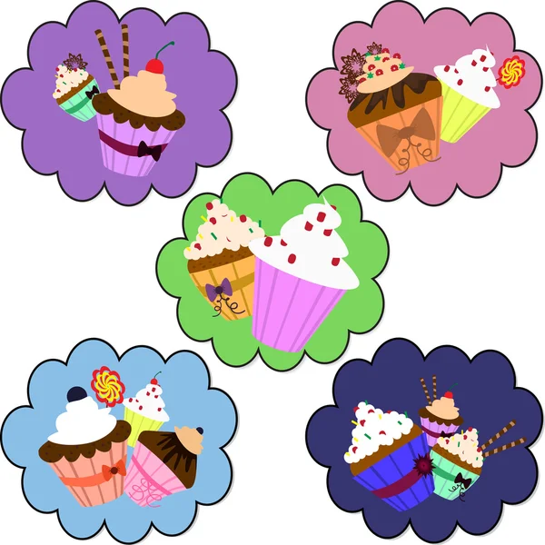 cupcake çıkartmaları.