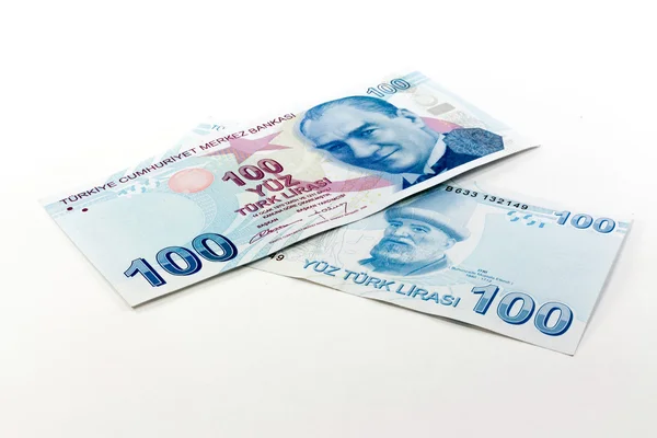Billetes de Lira turca — Foto de Stock