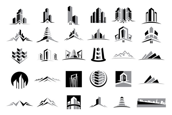 Vector Logo Real Estate Construction