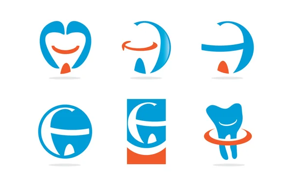 Teeth & Dental Icon Set — Stock Vector