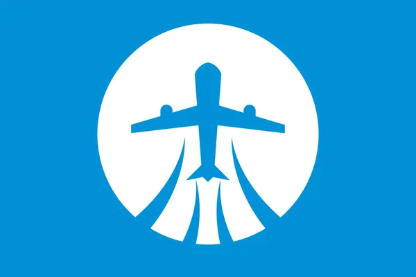 Vecteur Avion Voyage Tourisme — Image vectorielle