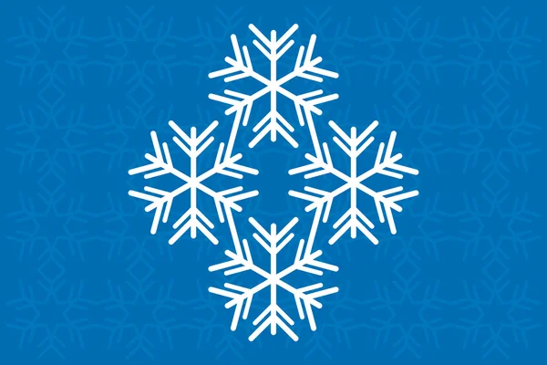 Elegant Vector Snowflake — Stockový vektor
