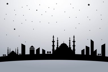 Vektör Şehir Manzara İstanbul