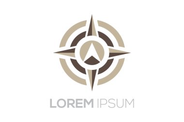 Vector Elegant Compass Logo