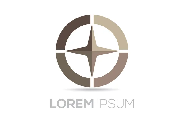 Vector Elegant Compass Logo