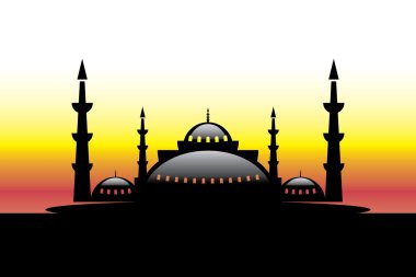 Elegant Vector Mosque