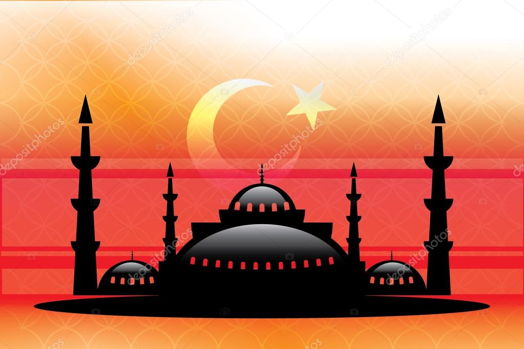 Elegant Vector Mosque