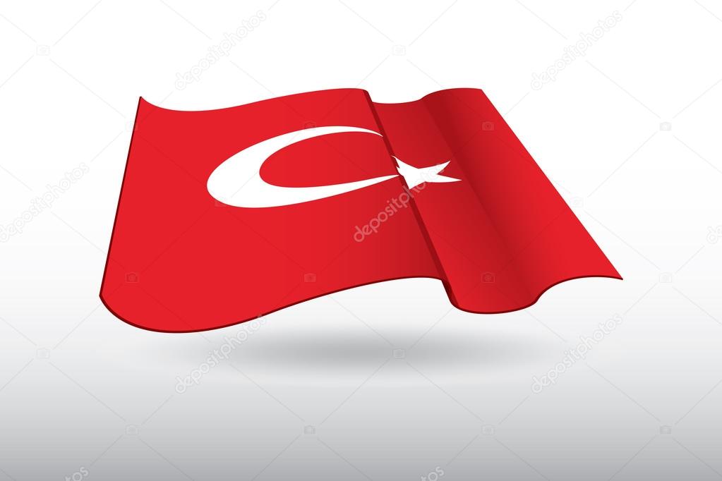 Turkey Flag Moon and Star