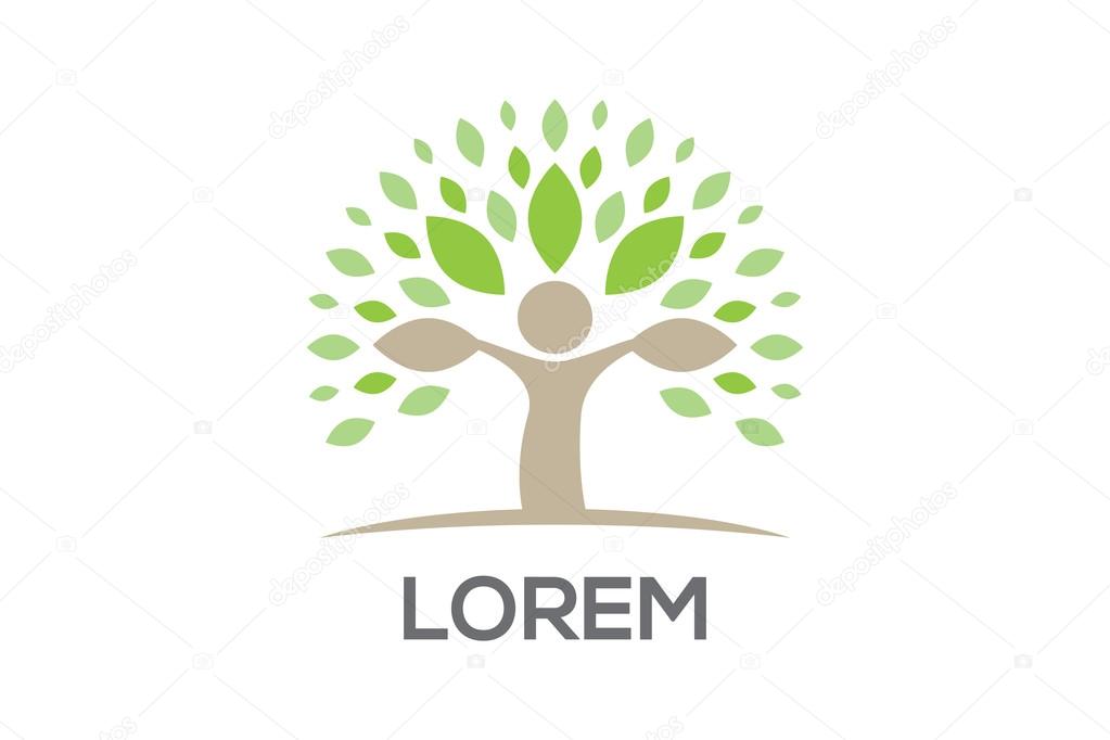 Vector Modern Tree Human