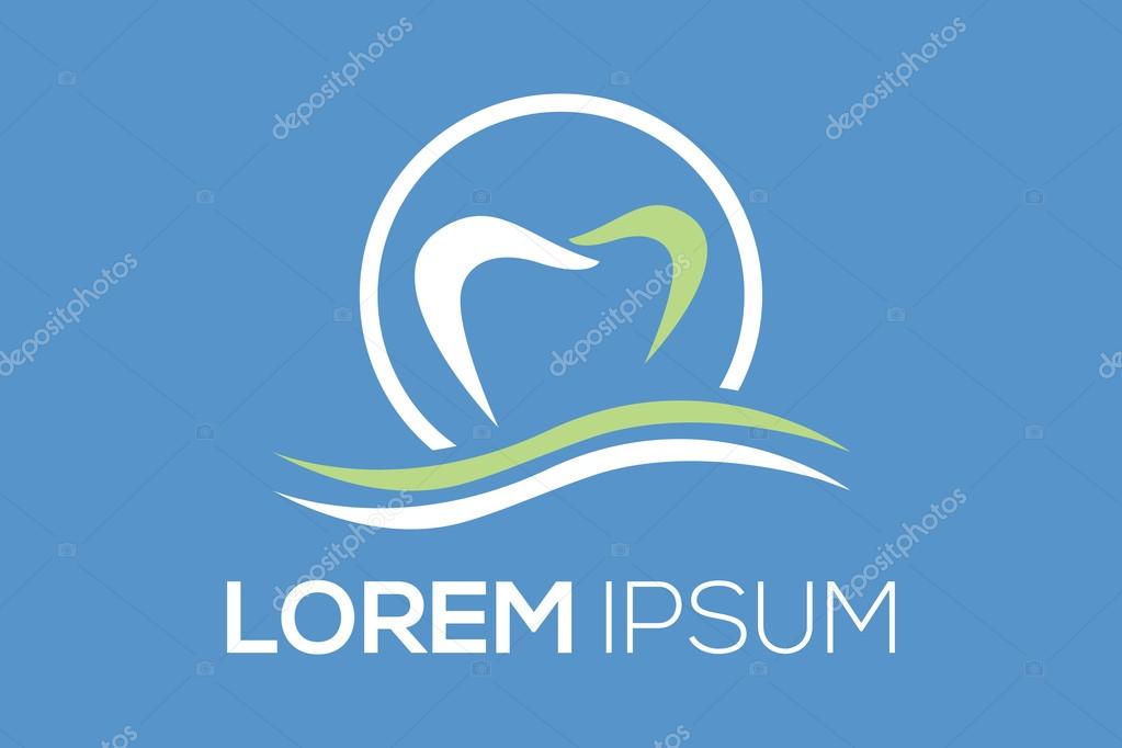 Dental image, designed for medical and dental topics icon, logo.