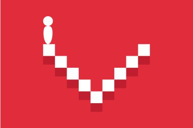 Vektör insan merdiven