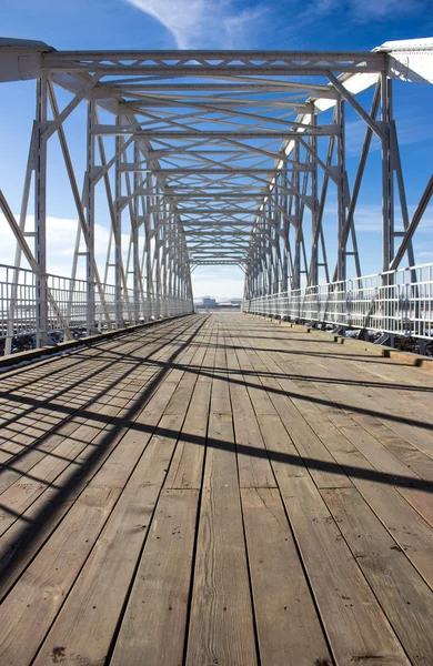 Ponte di ferro storico — Foto Stock