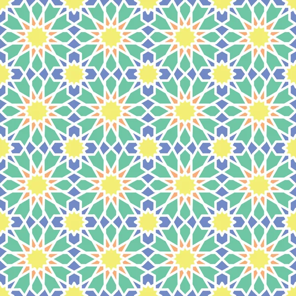 Arabic ornament seamless pattern — Stock Vector